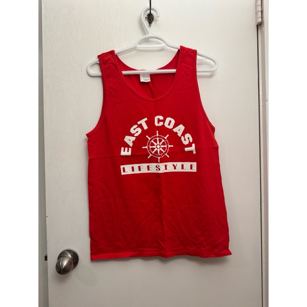 East Coast Lifestyle Red Tank Top